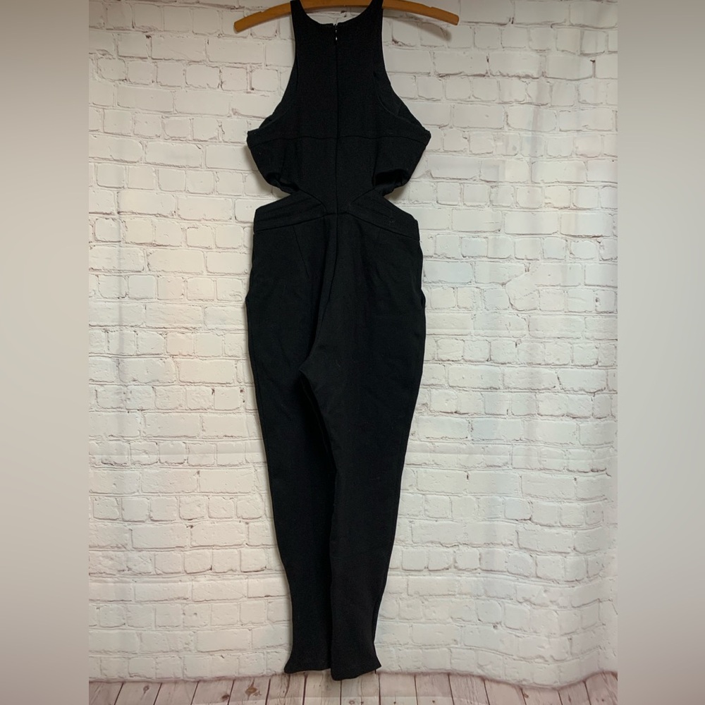 Hunter Bell Black Katie Cut Out Jumpsuit Size 4 NYC - Picture 9 of 9